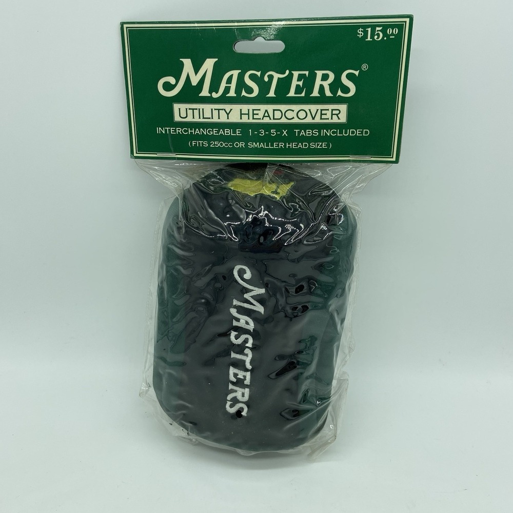 Master's Golf Club Utility Headcover With 1-3-5-X Tabs Augusta National Unopened